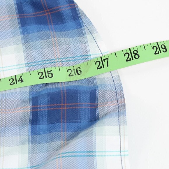 Eddie Bauer Long Sleeve Button Down Plaid Shirt - XL P2P 23" - Picture 7 of 7